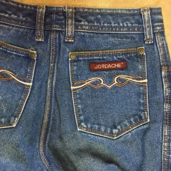 Vintage Jordache Jeans Unhemmed Long 24x33 Straight Horsehead Made USA 80s - Picture 8 of 13